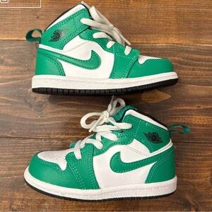 Air Jordan 1 Mid TD ‘Lucky Green’ - Size 7c